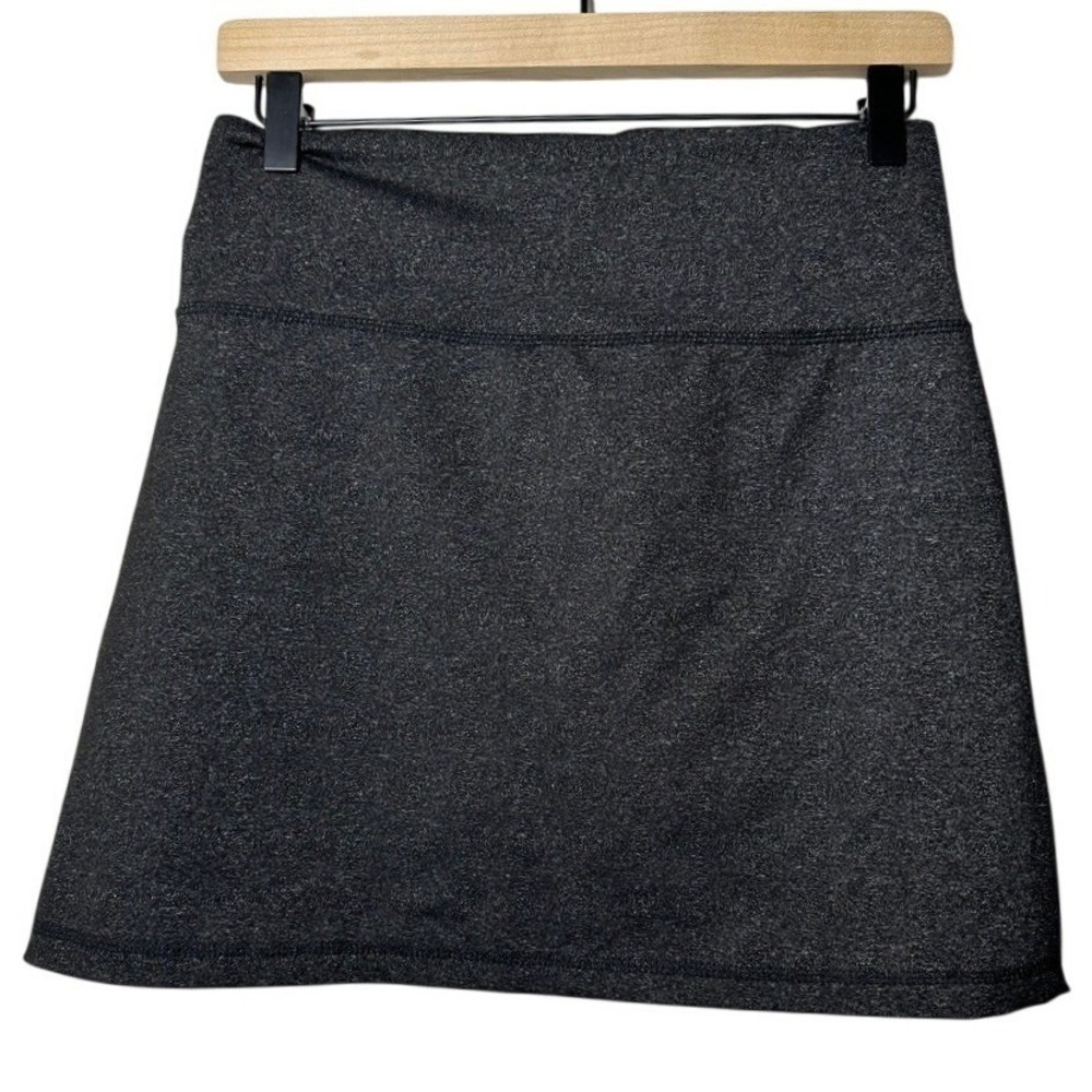 KAVU Women's‎ Athletic Skort Women's Small Heathered Black Stretch Outdoor Skort - Picture 2 of 8